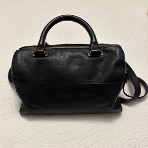 RACHEL Rachel Roy Elegant Black Leather Handbag